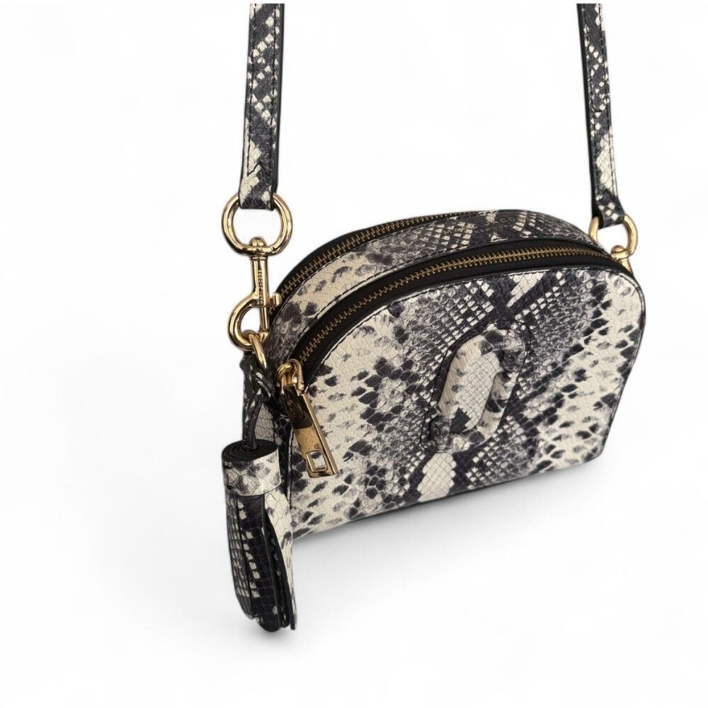 Marc Jacobs Shutter snakeskin-embossed leather crossbody bag. - Picture 2 of 9